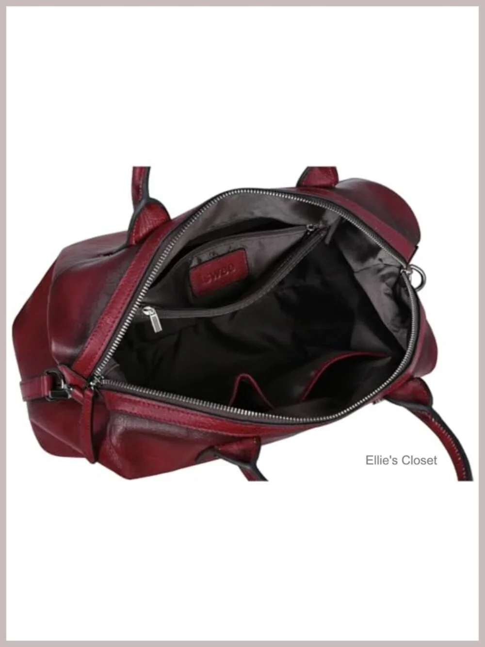 Genuine Leather Satchel Purse Handbag Shoulder Bag Tote Adjustable Strap